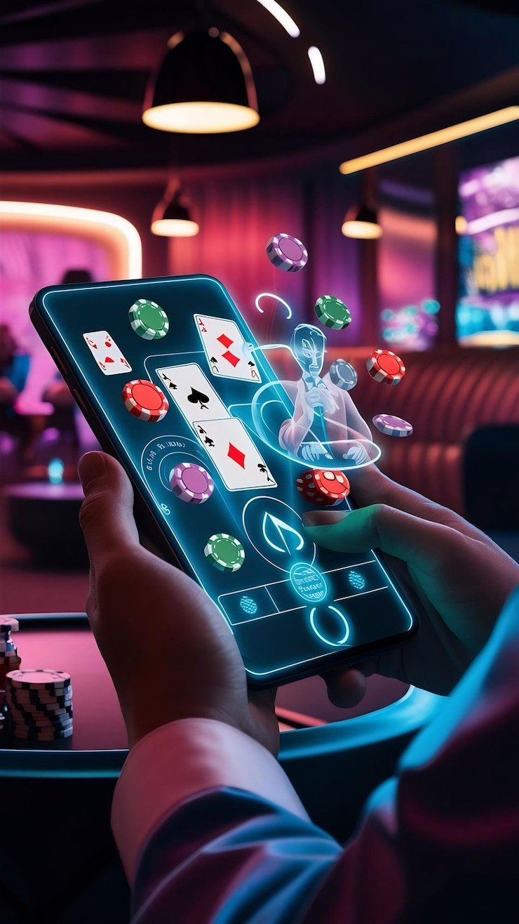 Antarmuka aplikasi cumi 4d menampilkan meja blackjack langsung dan pilihan sportsbook Liga 1